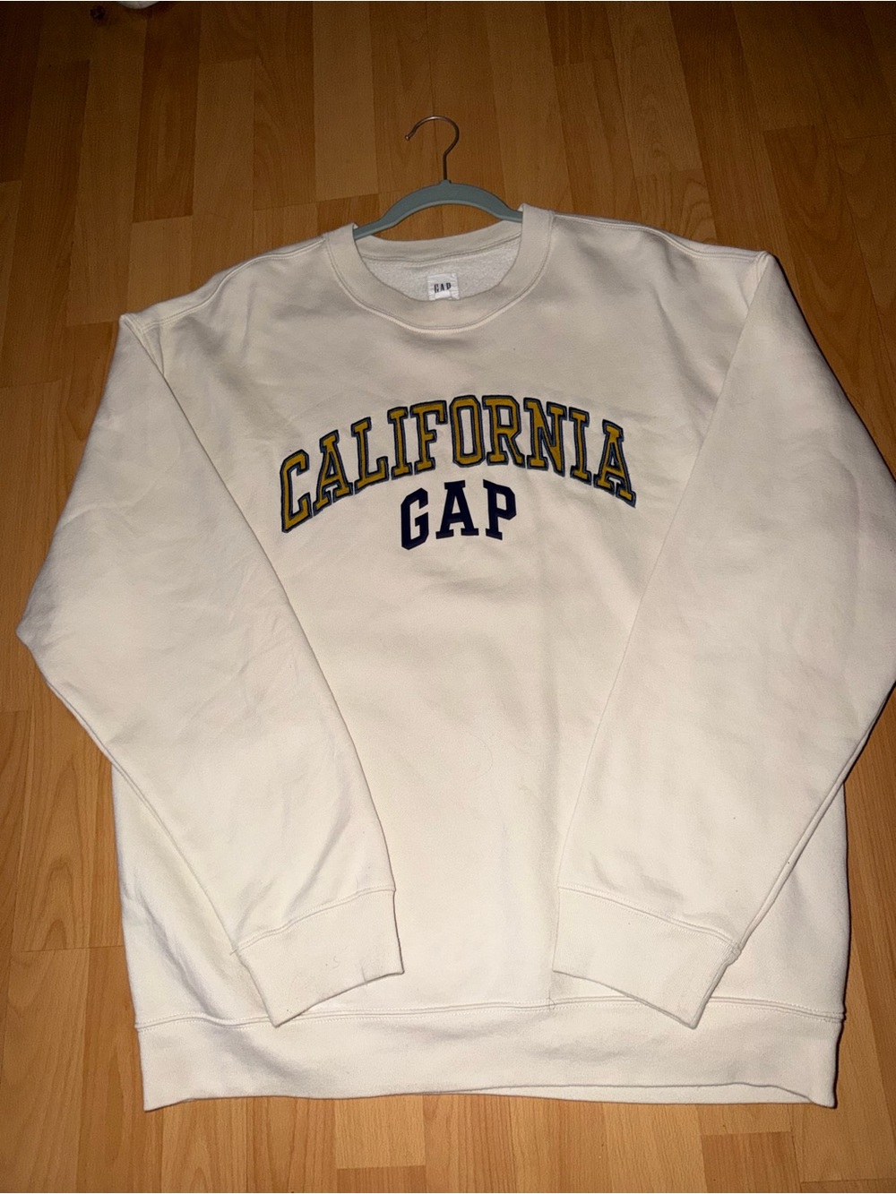 GAP Cream Crewneck Sweatshirt with California Logo